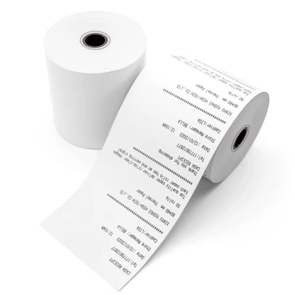 Rouleau papier thermique 80X40mm – Image 2
